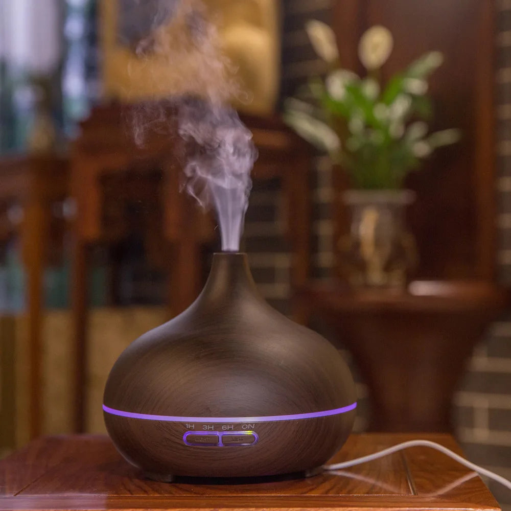 Aromatherapy Diffuser & Ultrasonic Humidifier with mood lighting